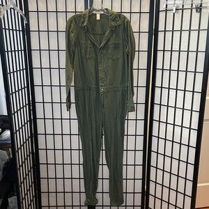 Life in Progress Dark Green Jumpsuit